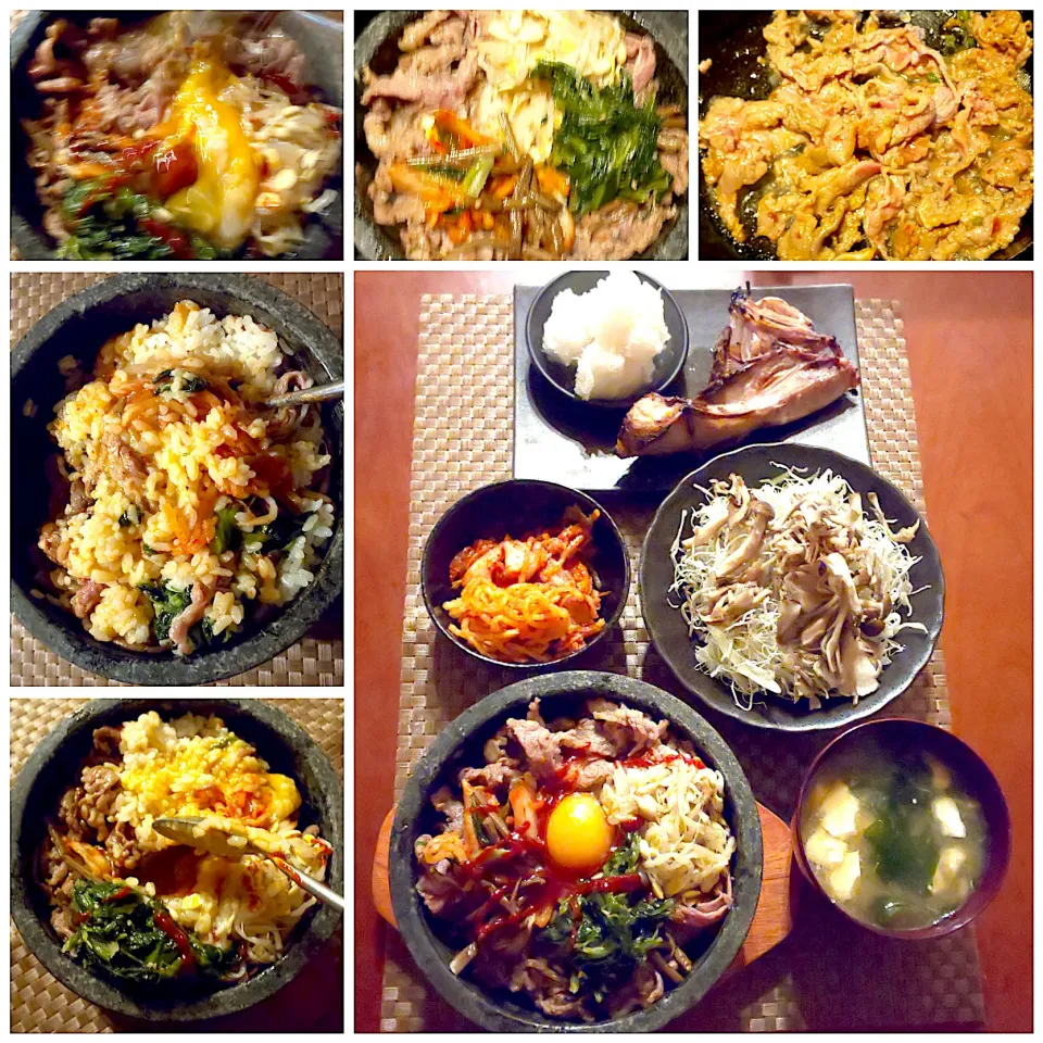 돌솥비빔밥♨️Stone roasted bibimbap❗️ﾄﾙｿｯﾋﾟﾋﾞﾝﾊﾞ<石焼ﾋﾞﾋﾞﾝﾊﾞ>|🌈Ami🍻さん