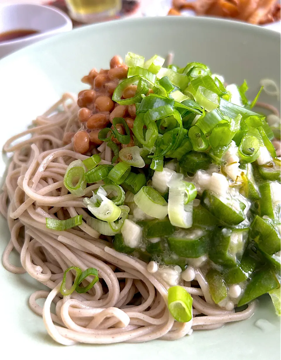 ネバトロ納豆ぶっかけ蕎麦|Tommyさん