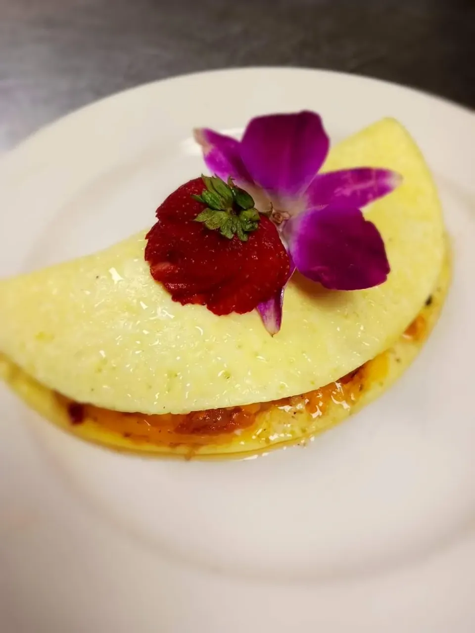 Snapdishの料理写真:brunch omelette with spring garnish... simple  elegant|Matt Burleighさん