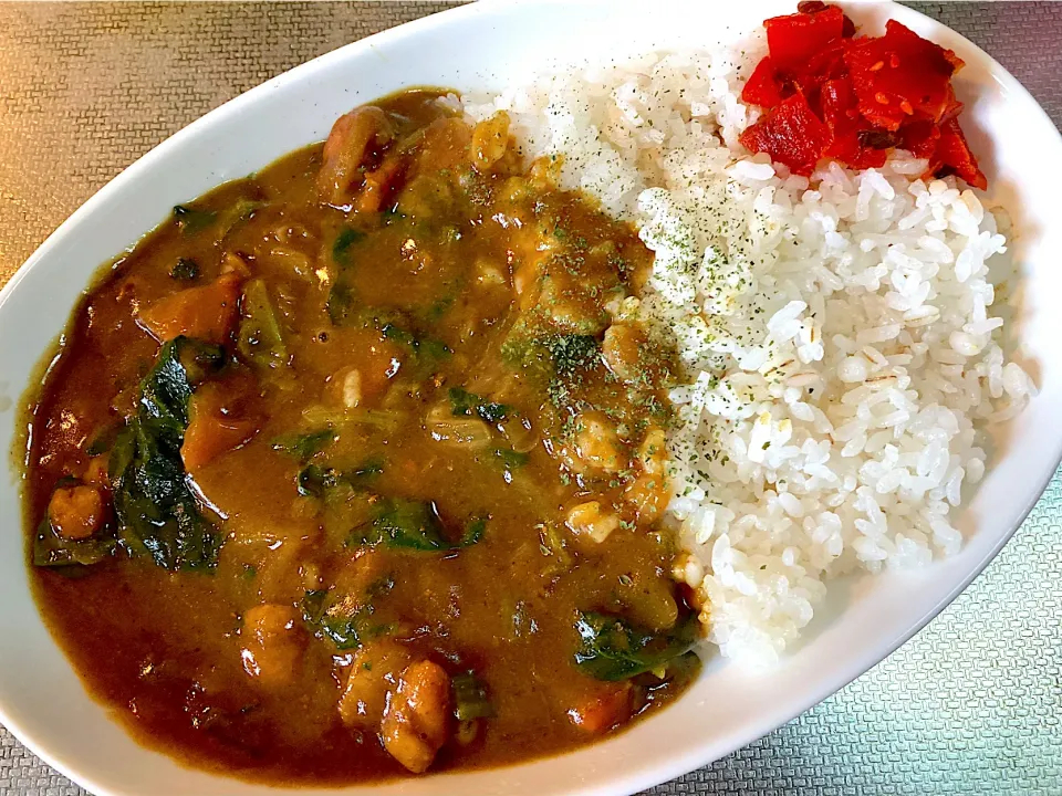 チキンとほうれん草のカレー🍛|satoruさん