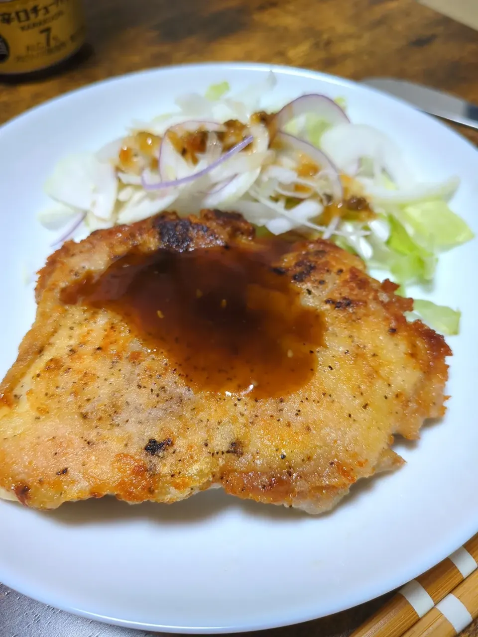 鶏もも肉のパリパ焼き|闇夜の狸さん