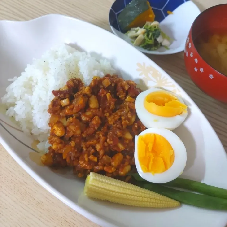 トマトと豆カレー|ちゃいさん