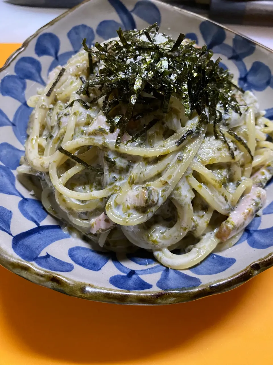 Snapdishの料理写真:海苔のクリームパスタ|よーこさん