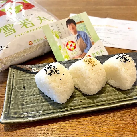 「雪若丸」を使ってみたSnapdishの料理・レシピ写真:雪若丸deしおむすび