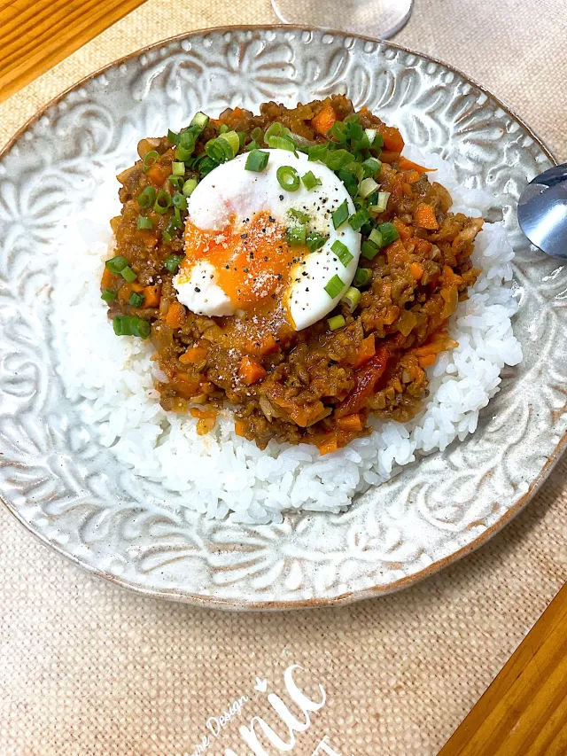 Snapdishの料理・レシピ写真:雪若丸のトマトキーマカレー｜炊き映え、粒感、味わい、全てにブラボー！【雪若丸】に惚れた💛