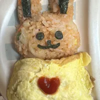 Snapdishの料理写真:息子オムライス|lunatomoさん