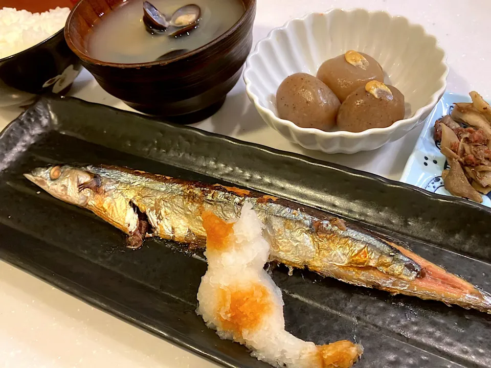 秋刀魚の塩焼き|もちまるさん