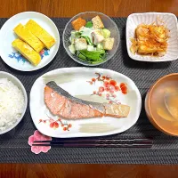 Snapdishの料理写真:#鮭の塩焼き|SHIORIさん