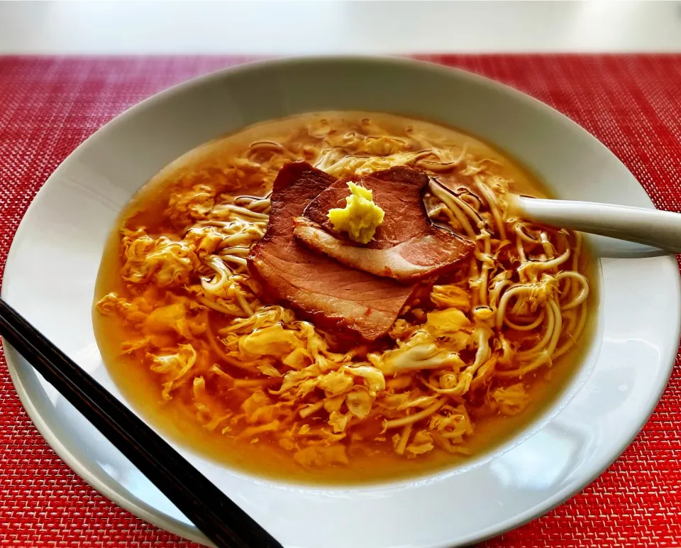 半田麺で鶏卵素麺|mattさん