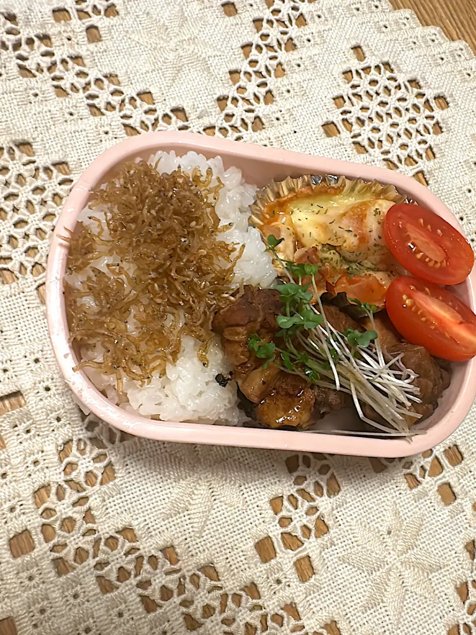 豚の角煮　グラタン弁当|リエさん