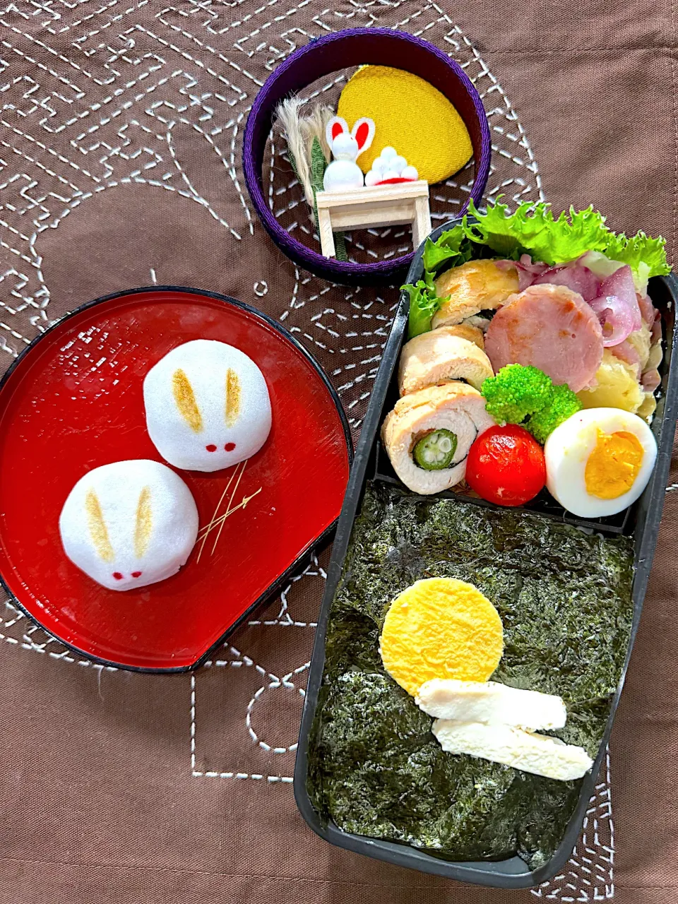 Snapdishの料理写真:中秋の名月 🌕 弁当🍱|sakuramochiさん