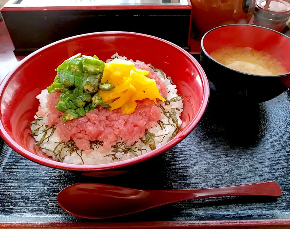 オクラマグロタタキ丼|Ryouri　Sukiさん