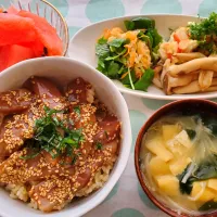 ごまハマチ丼|チョコミンサさん