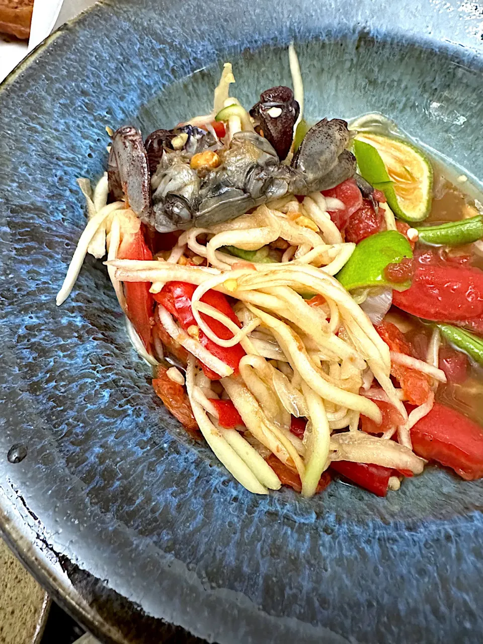 Snapdishの料理写真:Papaya salad (Som tum)|ｖ（＾＿＾ｖ）♪さん