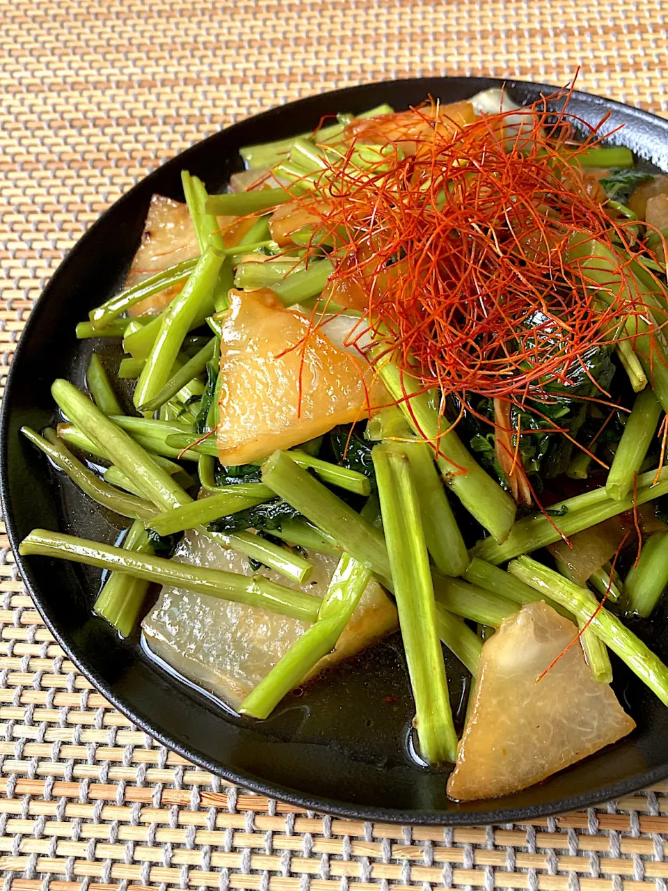 空芯菜と冬瓜の炒め物🌶️|ジュンコ バイヤーさん