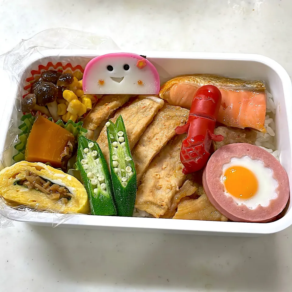 Snapdishの料理写真:2024年9月18日　オレ弁当♪|クッキングおやぢさん