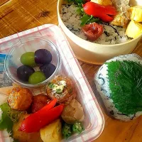 Snapdishの料理写真:お弁当2024.9.17|くま子ʕ•ᴥ•ʔお弁当さん