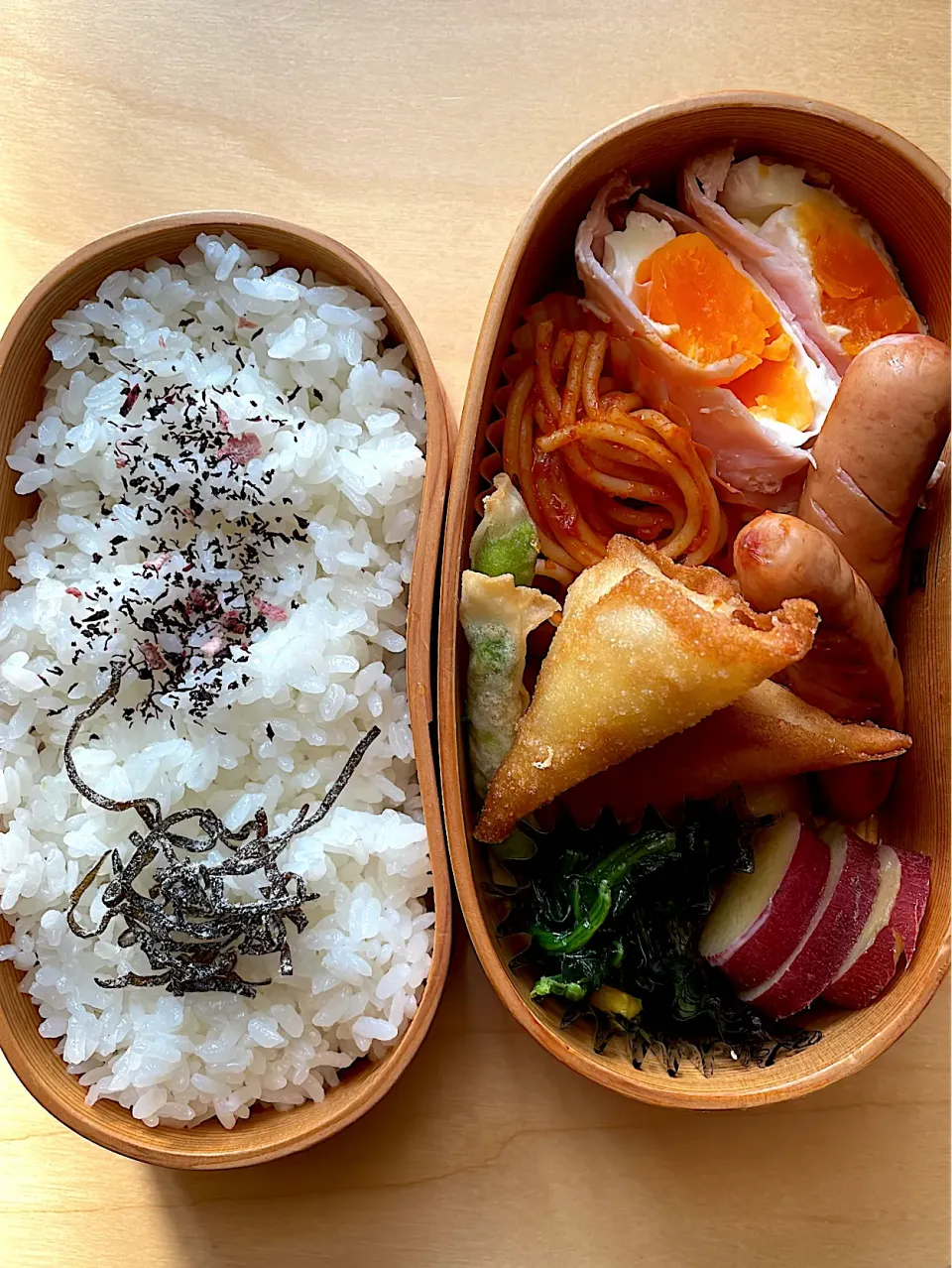 Snapdishの料理写真:今日の高校生男子弁当🍱|はぴたさん