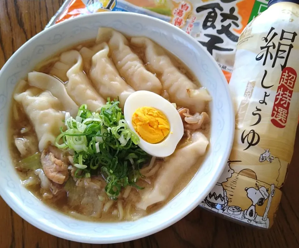 スープ餃子ラーメン（テイク2）‼️😲🥟🍜|ソコツモノさん