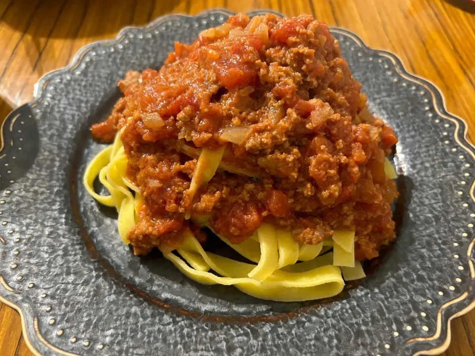 フェットチーネ　ミートソース🍝|marronさん