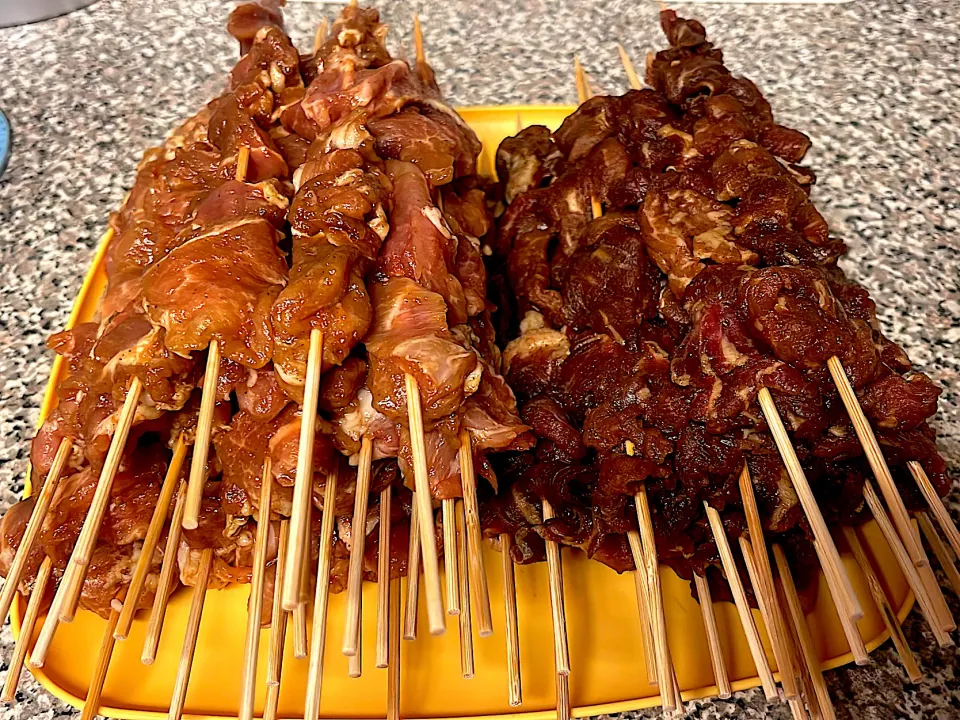 Barbecue stick prepare|Marnelli Dela Cruz Hollandさん