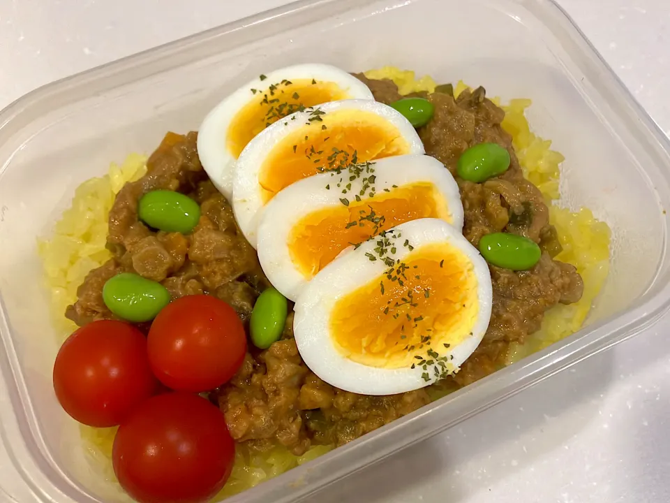 キーマカレー弁当|もちまるさん