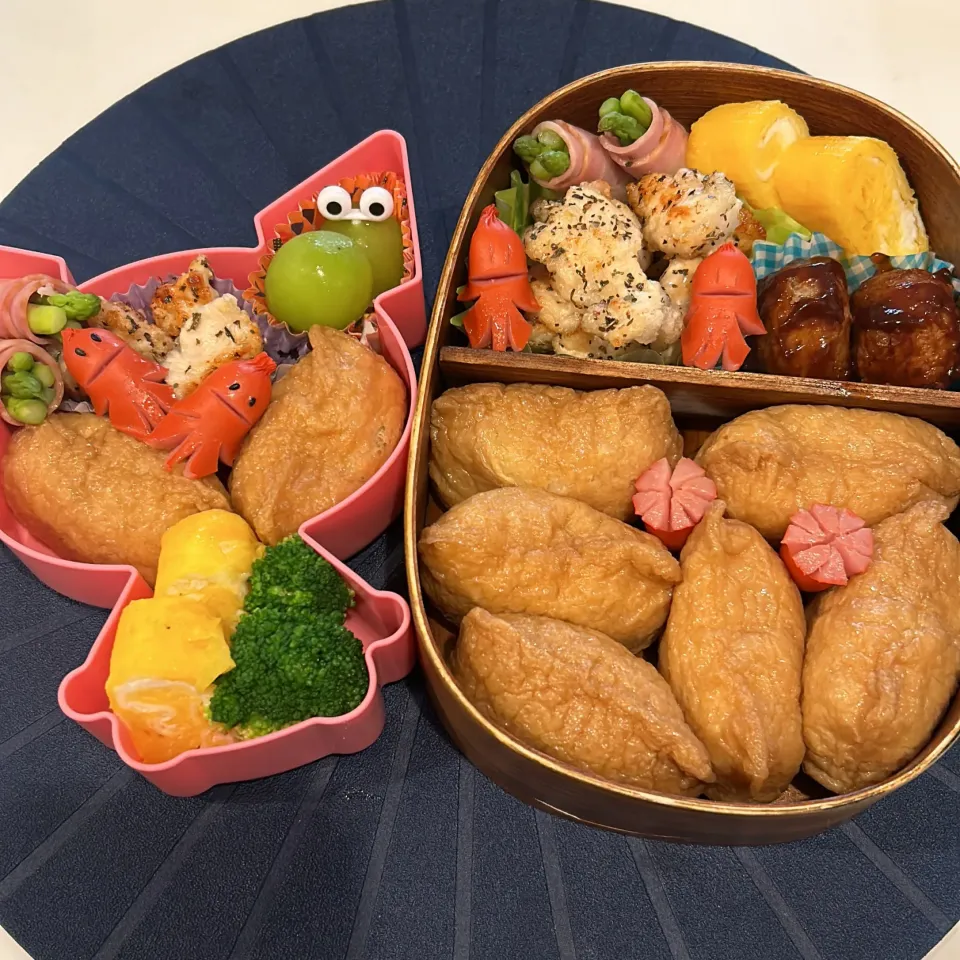 Snapdishの料理写真:兄妹弁当|ｈｉｒｏｅさん