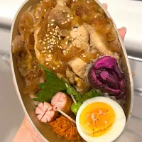 豚丼弁当|みこさん