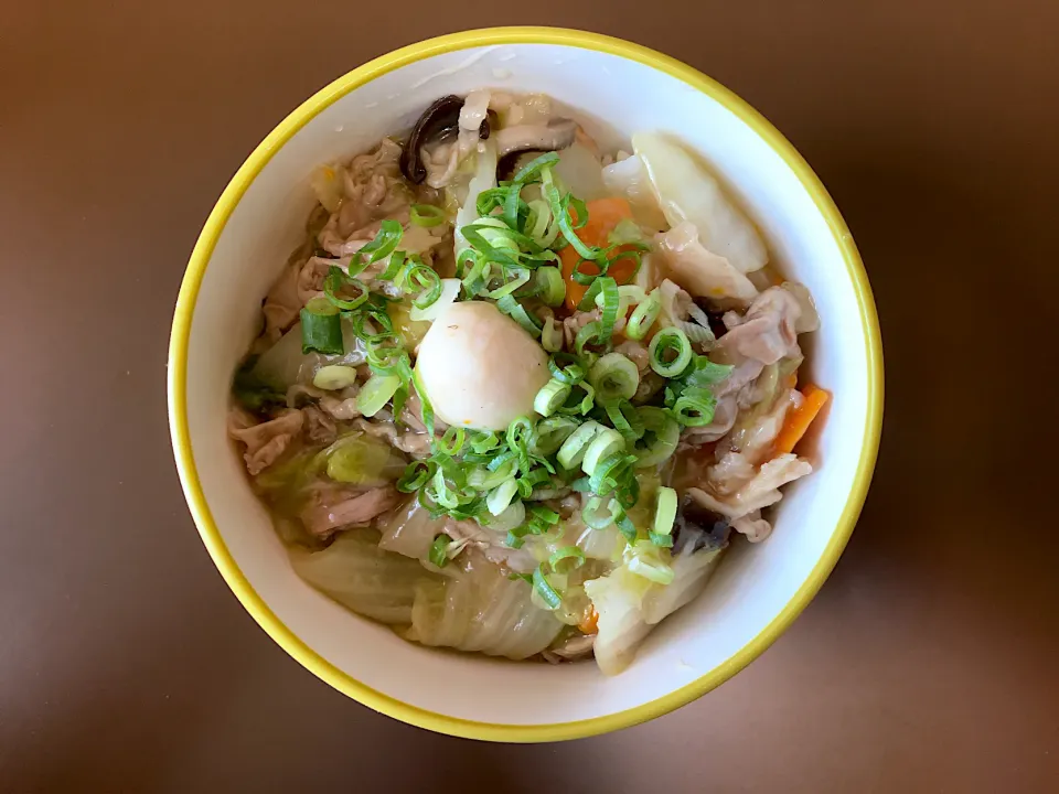 八宝菜ご飯(中華丼)|ばーさんさん