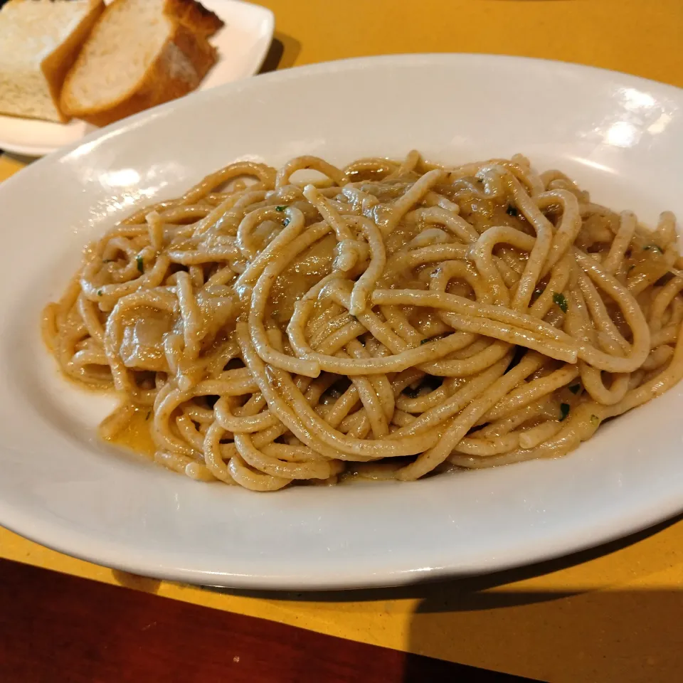 Snapdishの料理写真:コース料理のパスタ|よっちびやばんぶーさん