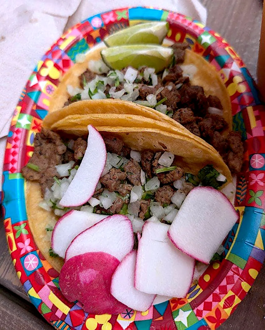 Snapdishの料理写真:SteakTacos with cilantro & onions|🌺IAnneさん