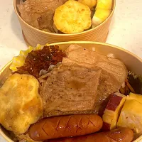 Snapdishの料理写真:生姜焼き弁当|soranomamaさん