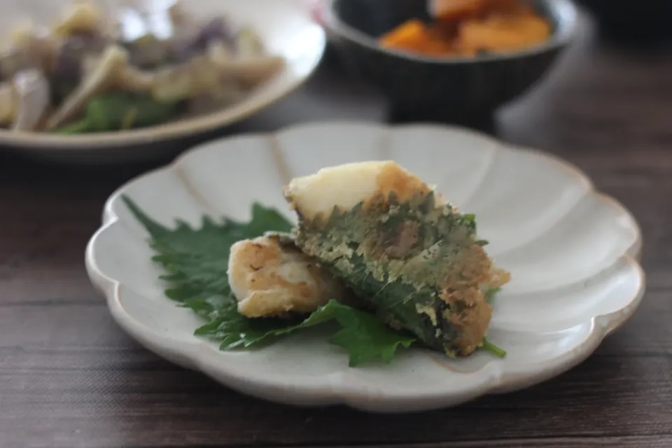 たらのしそ巻きナンプラー竜田焼き|ちいさなしあわせキッチンさん