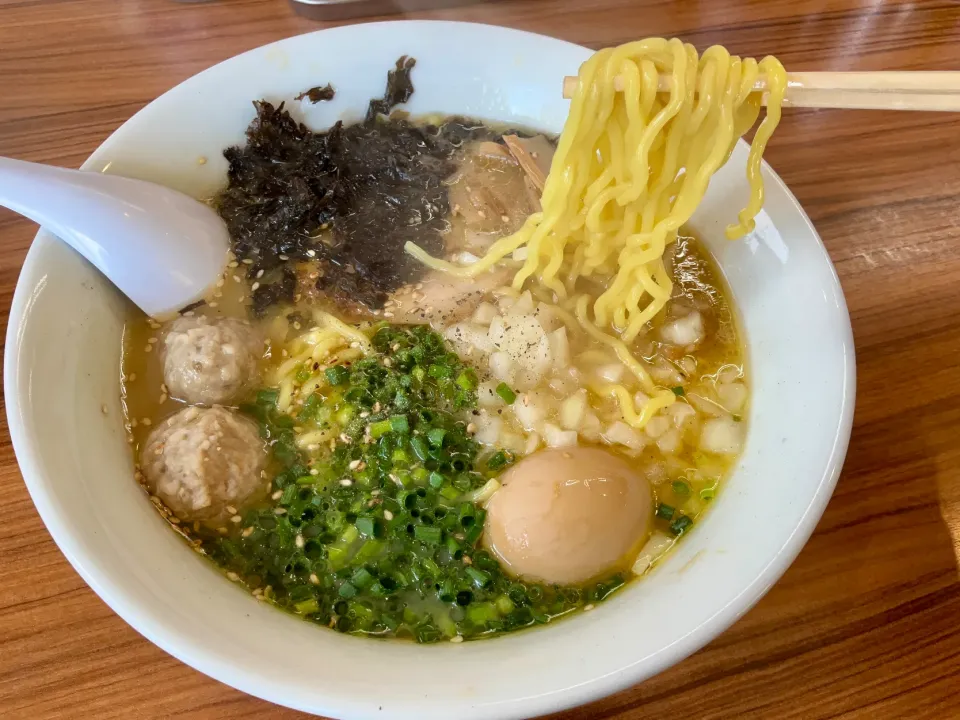 「この間の塩ラーメン」という塩を頂きました。
スープも飲み干せるくどく無くしかも、しっかりとした味で満足。|Takeshi  Nagakiさん