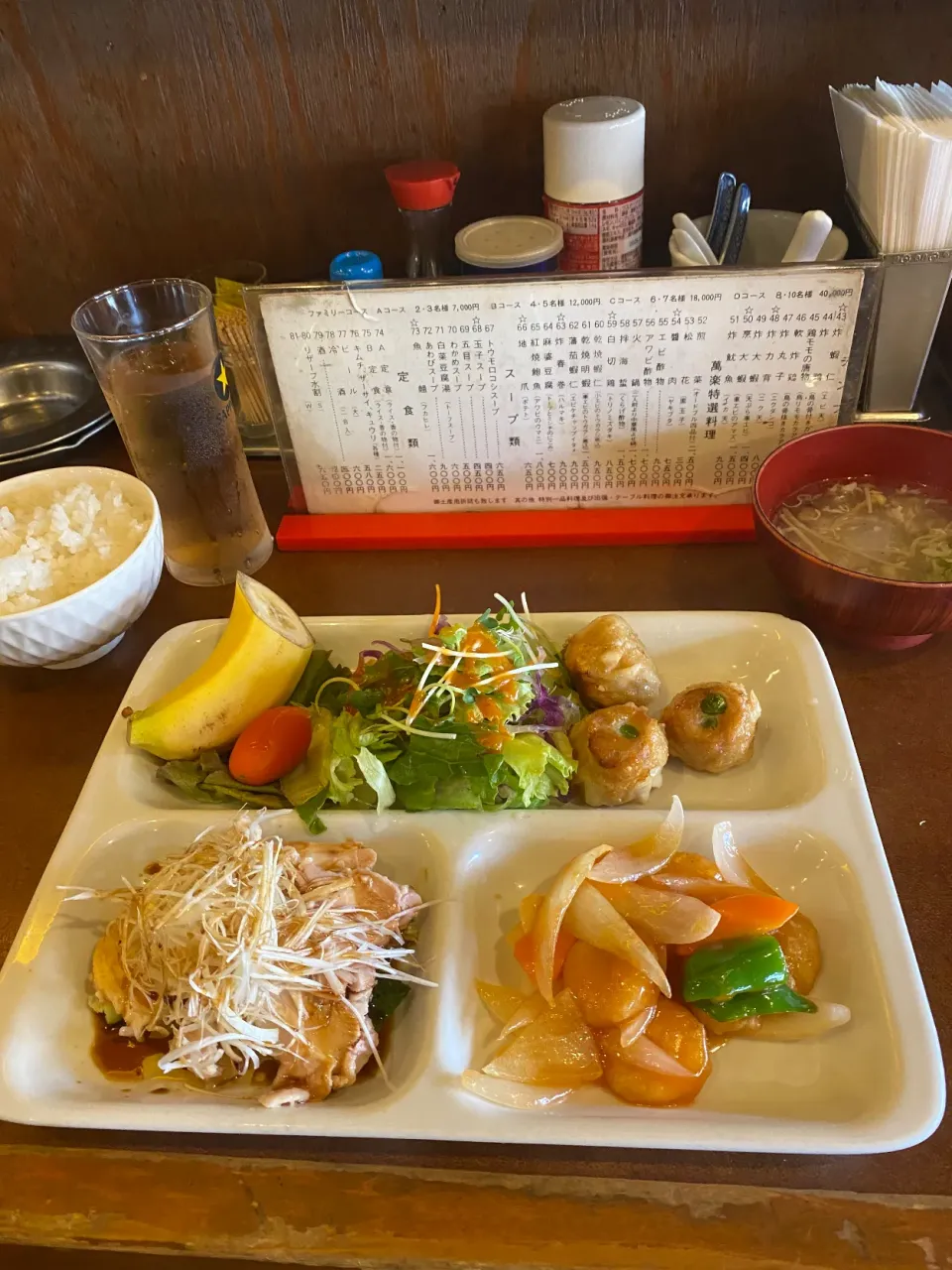 大阪市東住吉区東田辺　萬楽田辺店のサービスランチ|タカちゃんさん