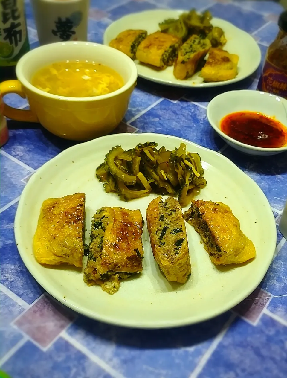 fumfumさんの料理 油揚げの大葉餃子🍀|みったんさん