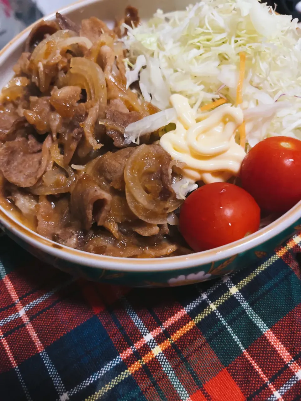 生姜焼きサラダ|さとうよしおさん