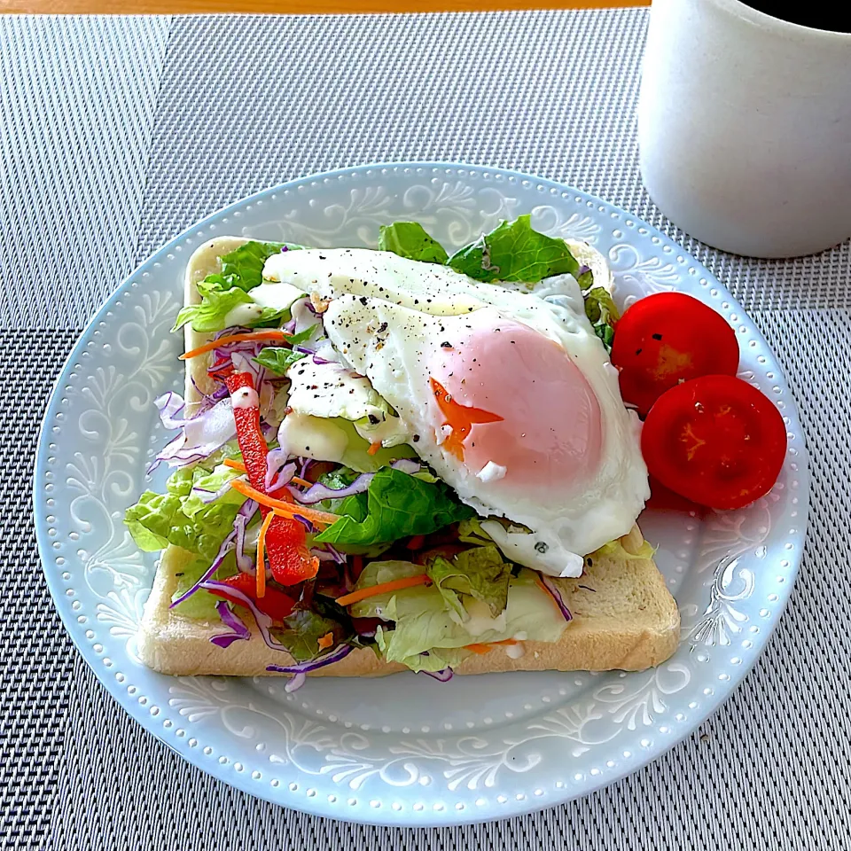 サラダクラブのイタリアンミックスサラダでサラダパン🥗|とっぴぃさん