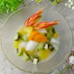クリームソーダ風フルーツポンチ/kononon♡*゜ | Snapdish クリームソーダ風フルーツポンチ/kononon♡*゜ | Snapdish