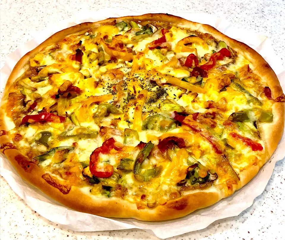 Snapdishの料理写真:照り焼きピザ🍕|ユキちゃんさん