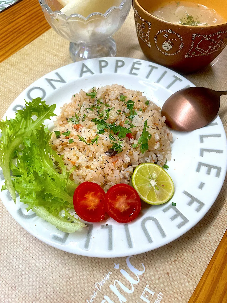 サバ缶とトマトの炊き込みご飯|BVY＊さん