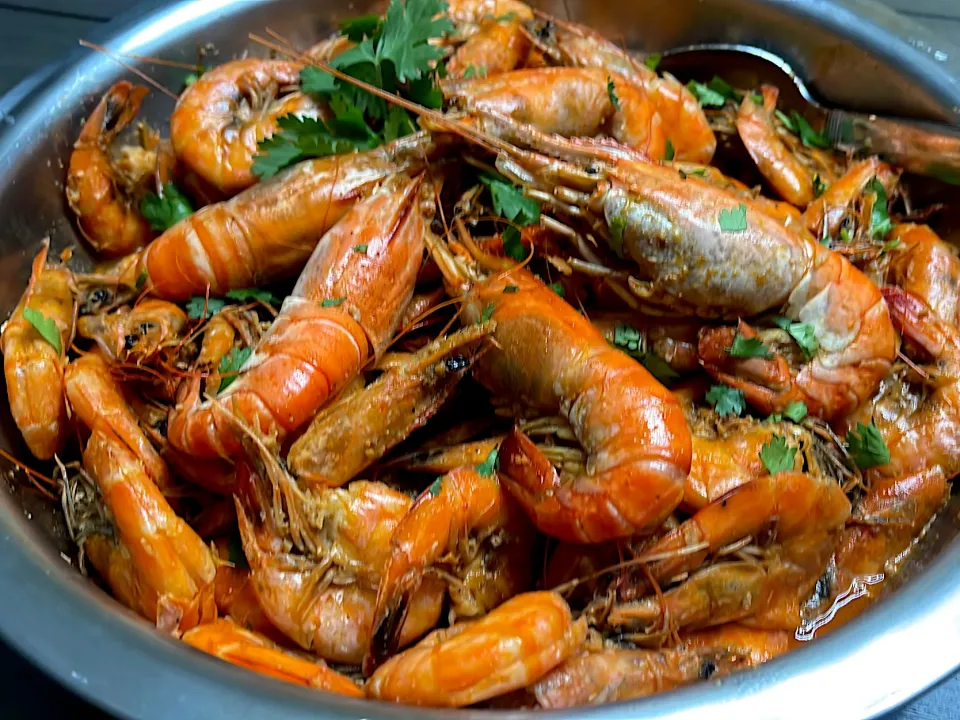 Shrimp buttered with soybean paste|Marnelli Dela Cruz Hollandさん