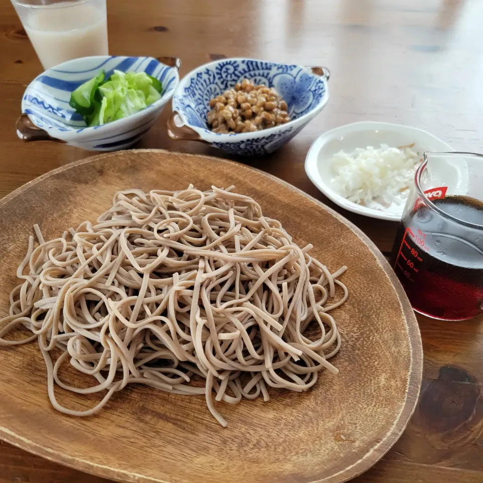 納豆そば & そば湯|あんさん