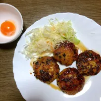 Snapdishの料理写真:お豆腐ハンバーグ|ぴけさん