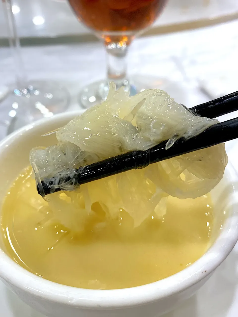 Sharks fin soup, like a noodle|H2Oさん