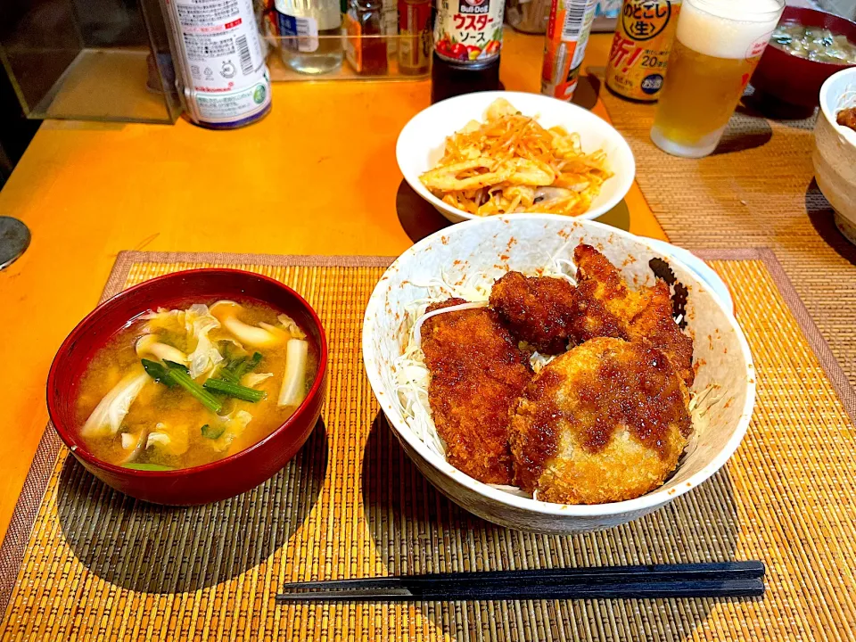 ソースカツ丼|ゆんたくさん