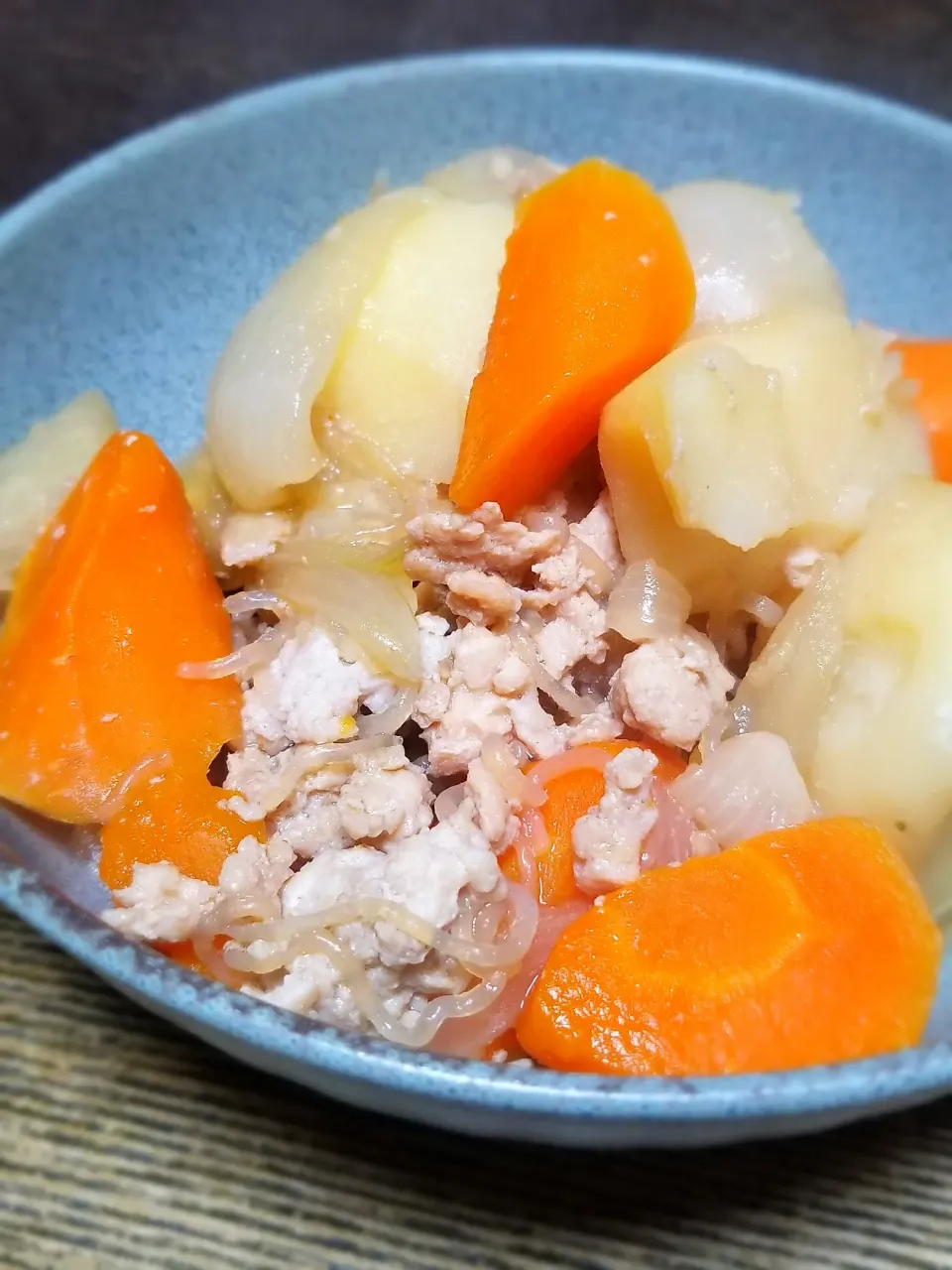 Snapdishの料理写真:パパ作👨鶏肉じゃが|ぱんだのままんさん