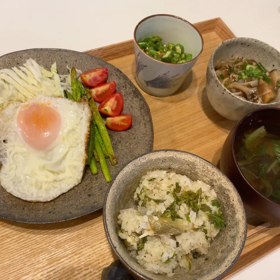 目玉焼き定食|pontalさん