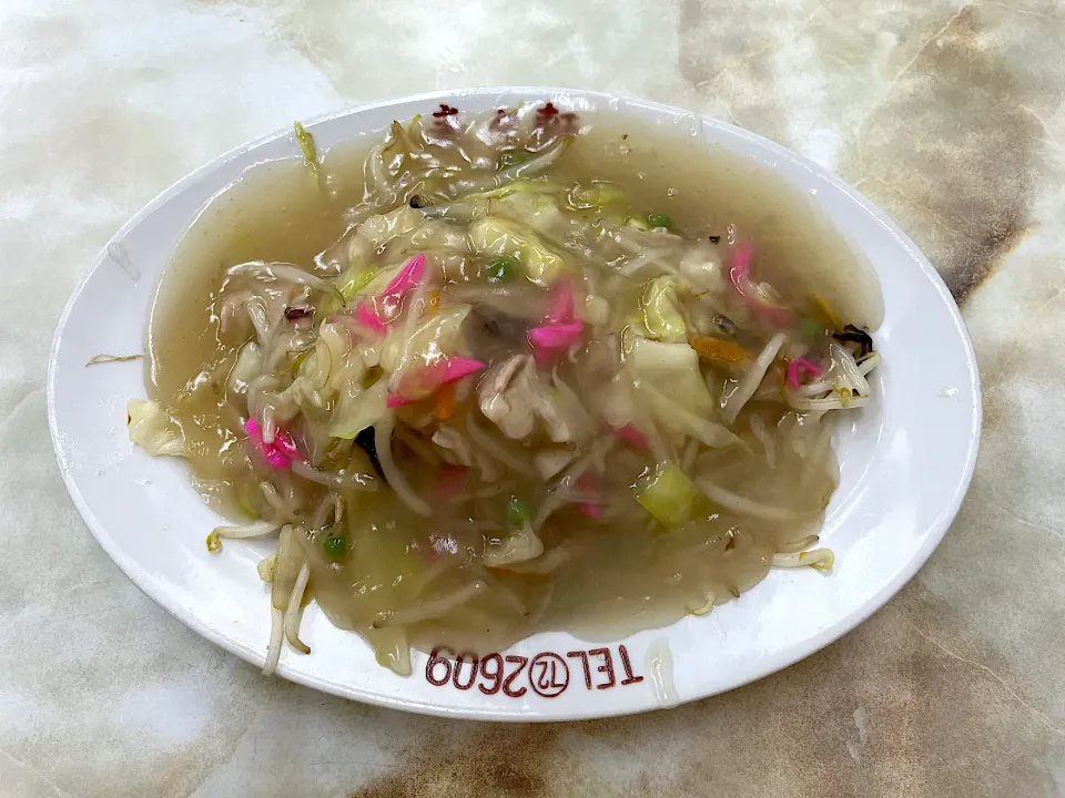 Snapdishの料理写真:皿うどん　太麺|れりさん