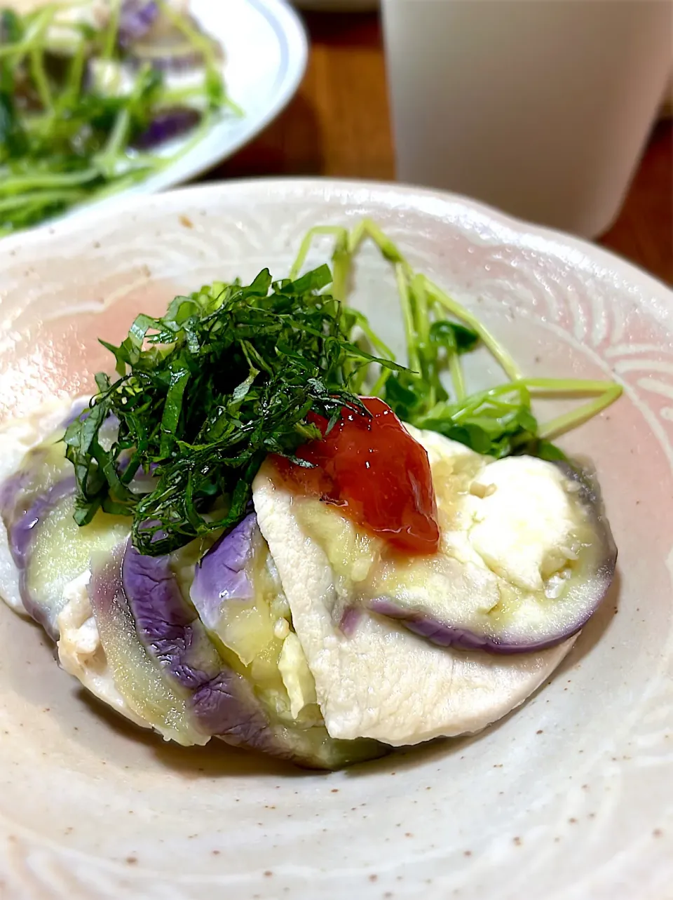 蒸し鶏の蜂蜜梅のせ|ゆみさん